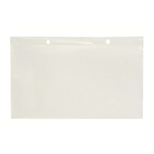 Clear 2" x 8" Dividable Grid Container Label Holders 6/Pack