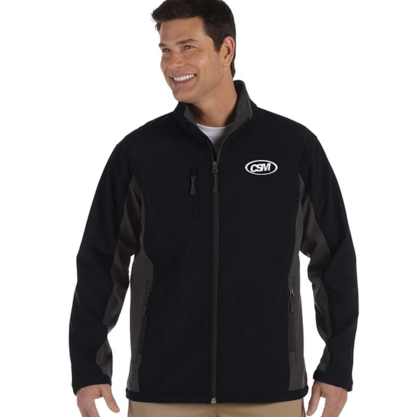 Men’s Soft Shell Colorblock Jacket, Custom Product Add Your Logo