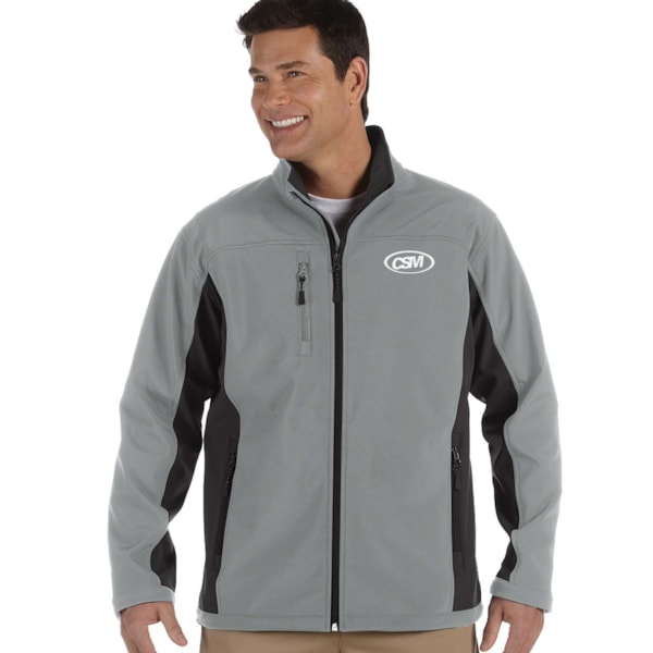 Men’s Soft Shell Colorblock Jacket, Custom Product Add Your Logo