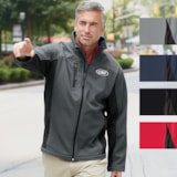 Men’s Soft Shell Colorblock Jacket, Custom Product Add Your Logo thumbnail 3