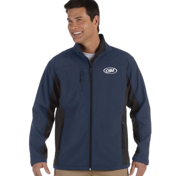 Men’s Soft Shell Colorblock Jacket, Custom Product Add Your Logo