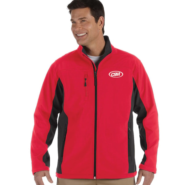 Men’s Soft Shell Colorblock Jacket, Custom Product Add Your Logo