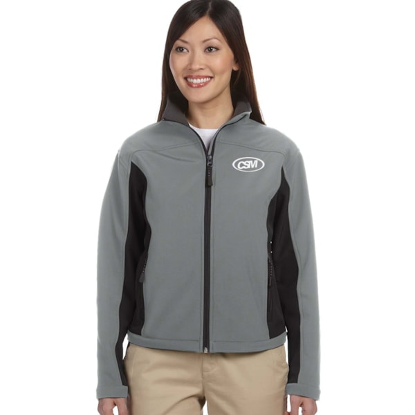 Women’s Soft Shell Colorblock Jacket, Custom Product Add Your Logo