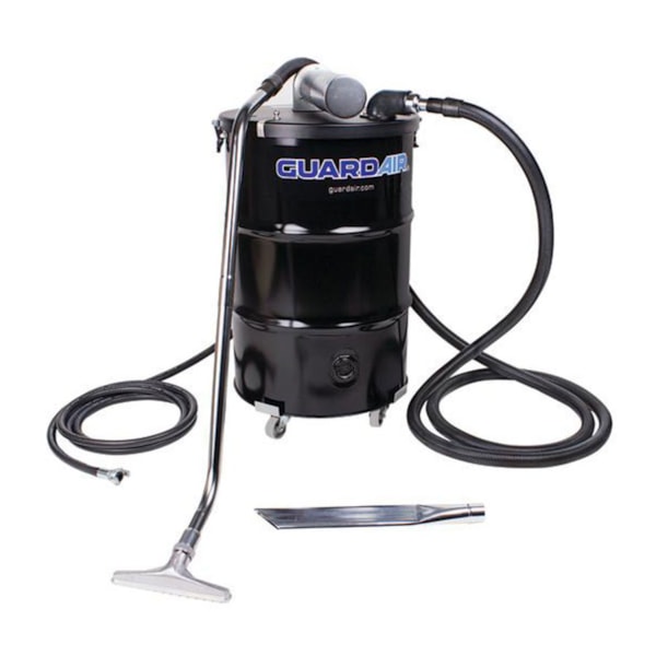 ATEX Certified 55 gal. D Venturi, 1 1/2" Vac Hose & Tools Hazardous Location Pneumatic Drum Vacuum Kit