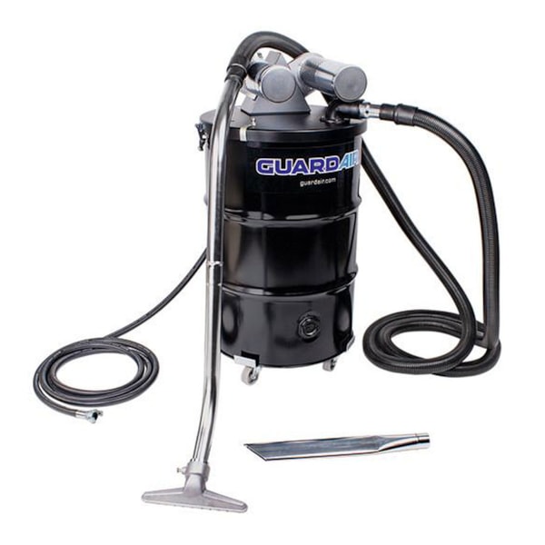 ATEX Certified 55 gal. Dual B Venturi, 2" Vac Hose & Tools Hazardous Location Pneumatic Drum Vacuum Kit