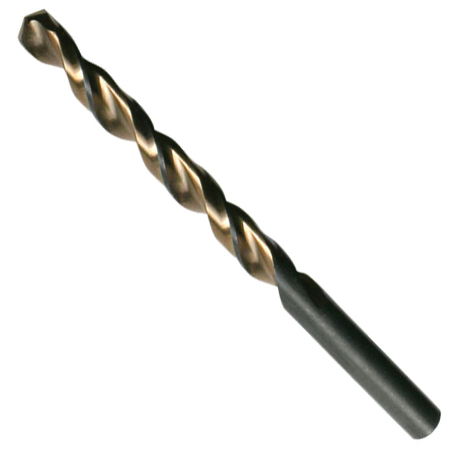 5/16" Black And Gold Jobber Length Drill Bit , HSS, 135° Split Point