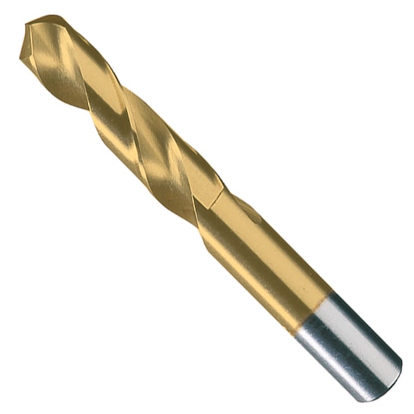 157-TN/2157 Screw Machine Length Drill, High Speed Steel, TiN Coated