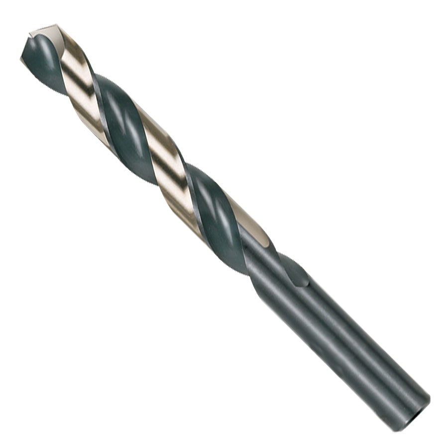 #49 Black And Gold Jobber Length Drill Bit,HSS,135° Split Point
