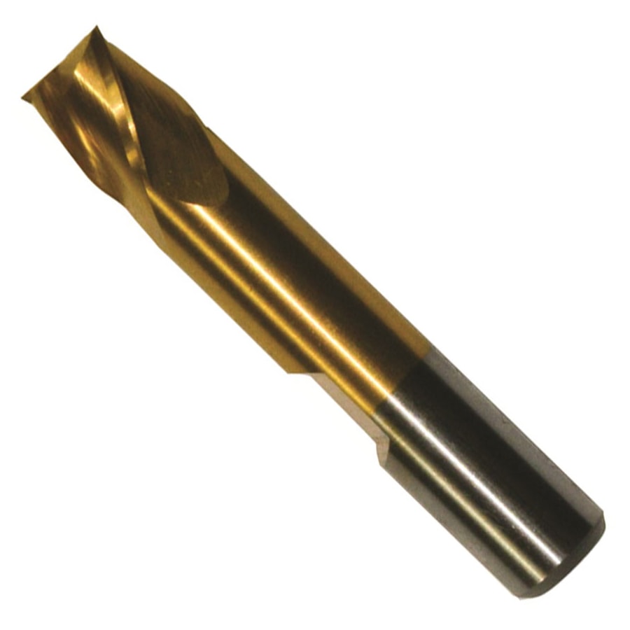 11/16" PM-Plus™ High Performance High Speed Steel TiN Coated Finishing End Mill Drill Bit