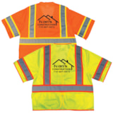 Class 3 Mesh Surveyor's Hi-Vis Traffic Safety Garment, Custom Product Add Your Logo thumbnail 2
