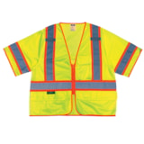 Class 3 Mesh Surveyor's Hi-Vis Traffic Safety Garment, Custom Product Add Your Logo thumbnail 3