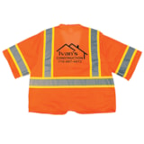 Class 3 Mesh Surveyor's Hi-Vis Traffic Safety Garment, Custom Product Add Your Logo thumbnail 4