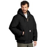 Quilted Flannel-Lined Duck Active Jacket thumbnail 3