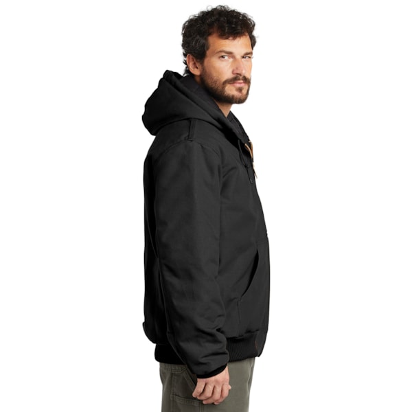 Quilted Flannel-Lined Duck Active Jacket