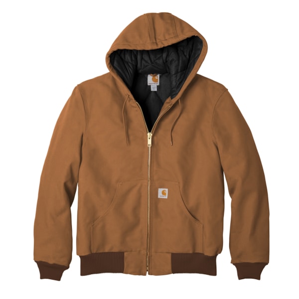 Quilted Flannel-Lined Duck Active Jacket