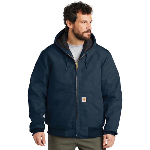 Quilted Flannel-Lined Duck Active Jacket