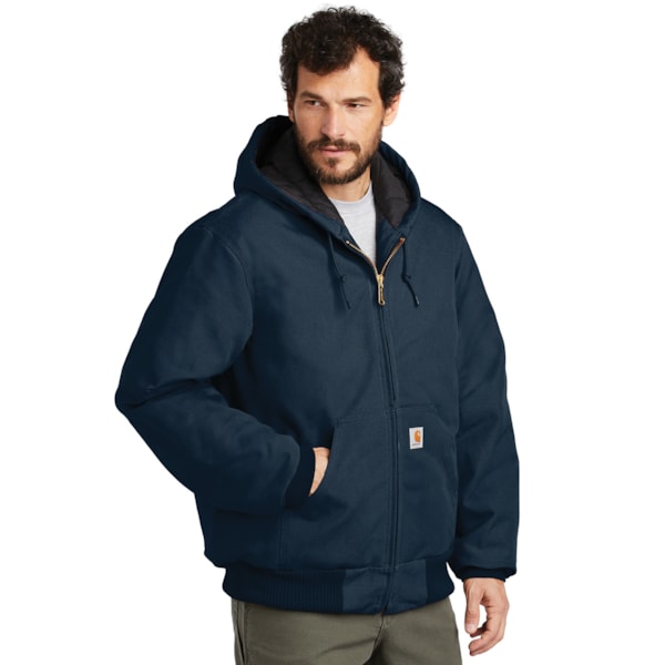 Quilted Flannel-Lined Duck Active Jacket