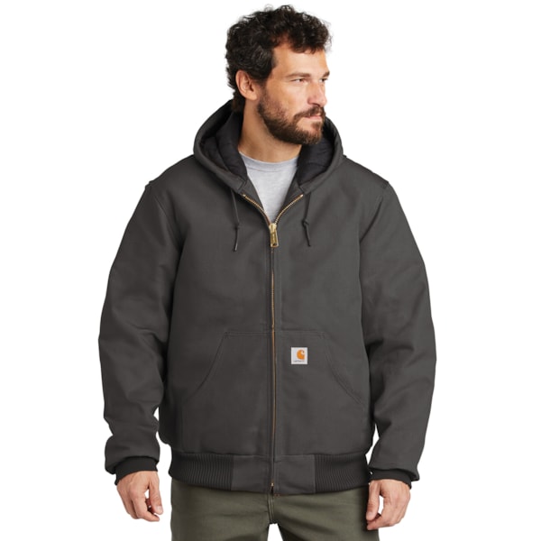 Quilted Flannel-Lined Duck Active Jacket