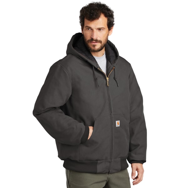 Quilted Flannel-Lined Duck Active Jacket