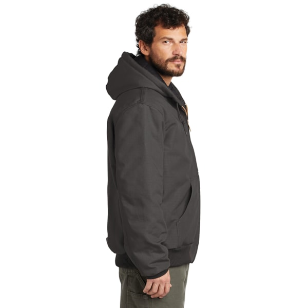 Quilted Flannel-Lined Duck Active Jacket