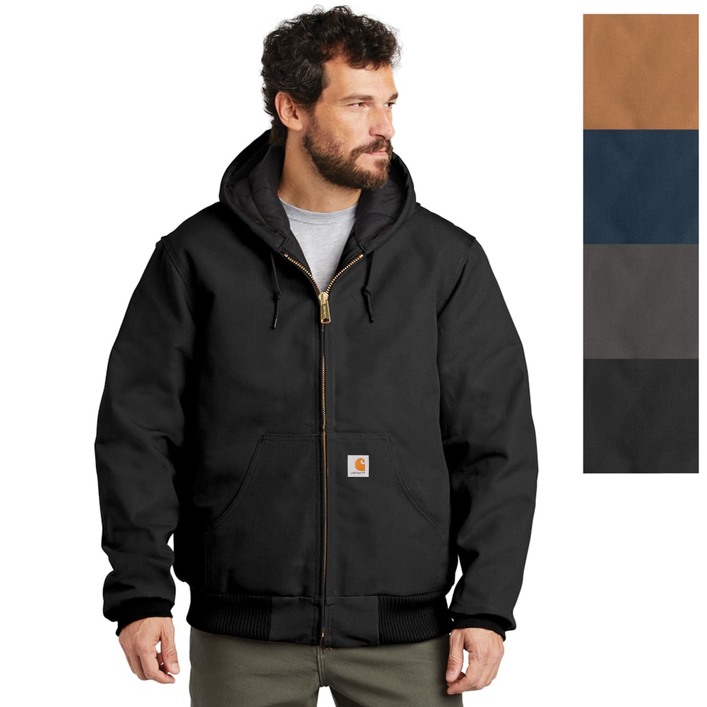 Quilted Flannel-Lined Duck Active Jacket
