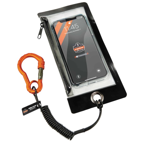 Squids® 3156 2 lb. Coil Tool Lanyard & Single Carabiner