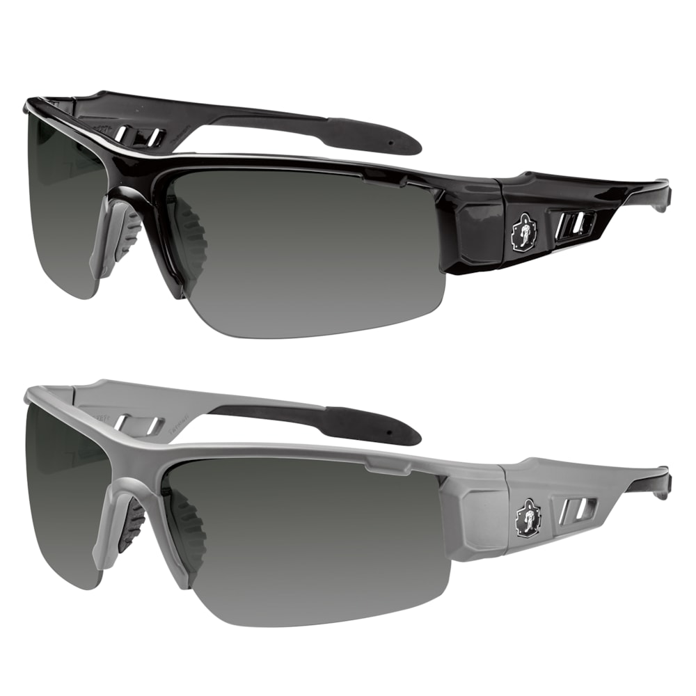 Skullerz® Dagr Smoke Anti-Scratch Lens Safety Glasses