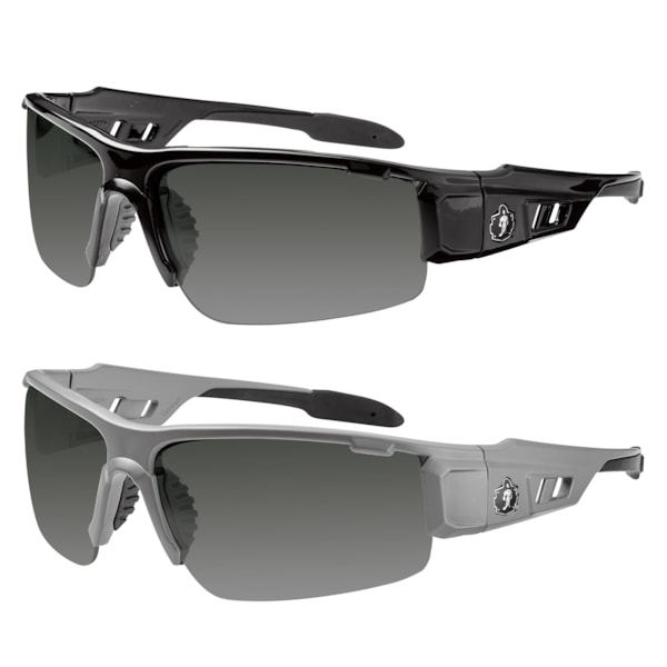 Skullerz® Dagr Smoke Anti-Scratch Lens Safety Glasses