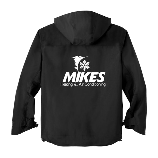 Waterproof Nylon Oxford Shoreline Hooded Jacket, Custom Product Add Your Logo