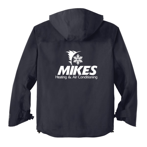 Waterproof Nylon Oxford Shoreline Hooded Jacket, Custom Product Add Your Logo