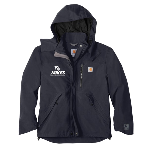 Waterproof Nylon Oxford Shoreline Hooded Jacket, Custom Product Add Your Logo
