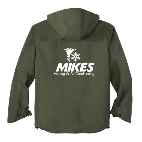 Waterproof Nylon Oxford Shoreline Hooded Jacket, Custom Product Add Your Logo