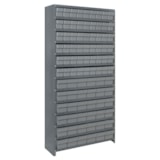 13-Shelf Closed Shelving System with 90 Super Tuff 17 5/8" Drawers thumbnail 3