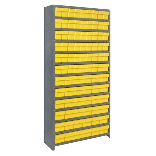 13-Shelf Closed Shelving System with 90 Super Tuff 17 5/8" Drawers