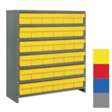 7-Shelf Closed Shelving System with 36 Super Tuff 11 5/8" Drawers thumbnail 2