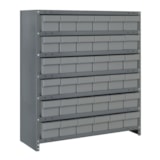 7-Shelf Closed Shelving System with 36 Super Tuff 11 5/8" Drawers thumbnail 3