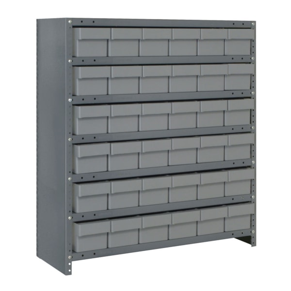 7-Shelf Closed Shelving System with 36 Super Tuff 11 5/8" Drawers