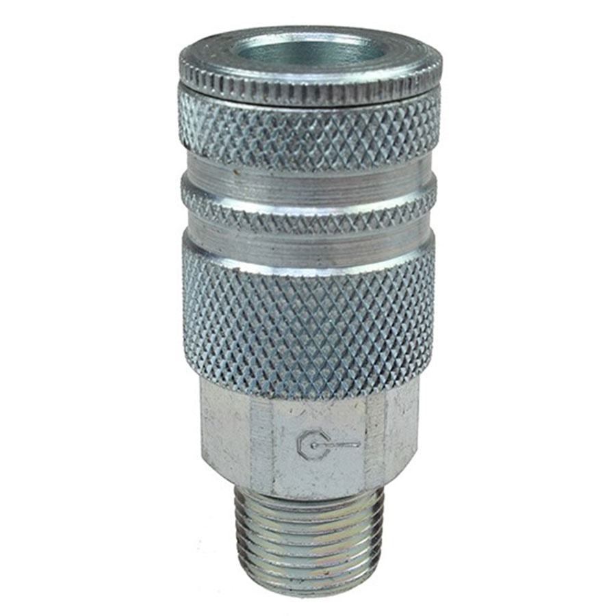 Industrial Interchange Manual Coupler, Series# 58 (3/8" Industrial) – 1/4"          (M)NPT