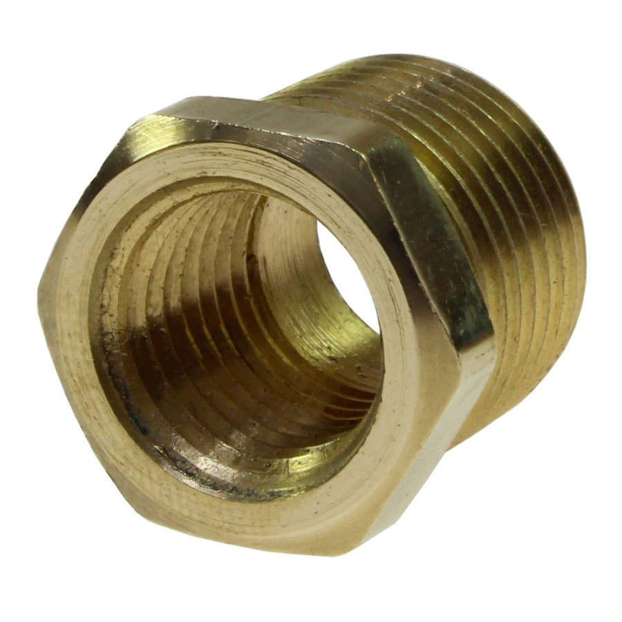 Hex Reducer Bushing, 1/2" MNPT x          3/8" FNPT