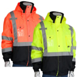 Class 3 Ripstop Premium Plus Traffic Safety Bomber Jacket thumbnail 3
