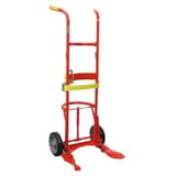 Deluxe 1000 lb. Capacity 30, 55, & 85 gal. Poly Drum Truck thumbnail 1