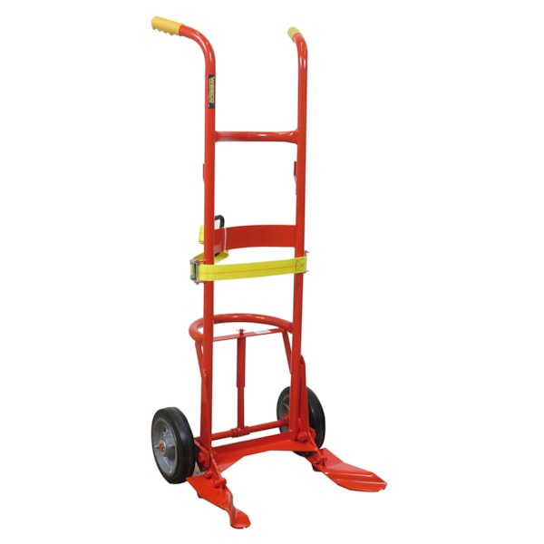 Deluxe 1000 lb. Capacity 30, 55, & 85 gal. Poly Drum Truck