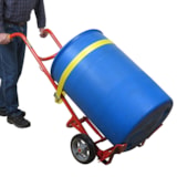 Deluxe 1000 lb. Capacity 30, 55, & 85 gal. Poly Drum Truck thumbnail 2