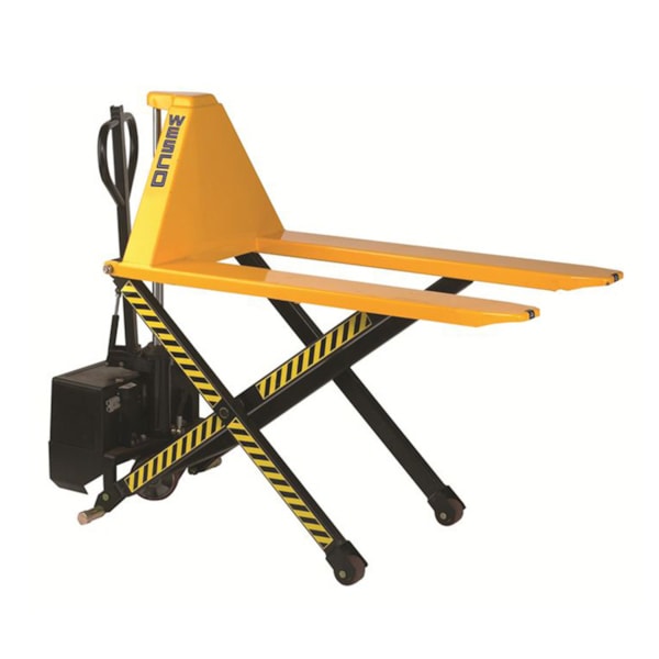Electric 3000 lb. Capacity 27" x 45" Telescoping High Lift Pallet Truck