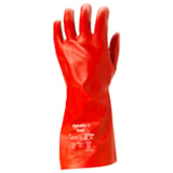 14" Cotton Lined PVA Coated Chemical Resistant Gloves 12 Pair thumbnail 1