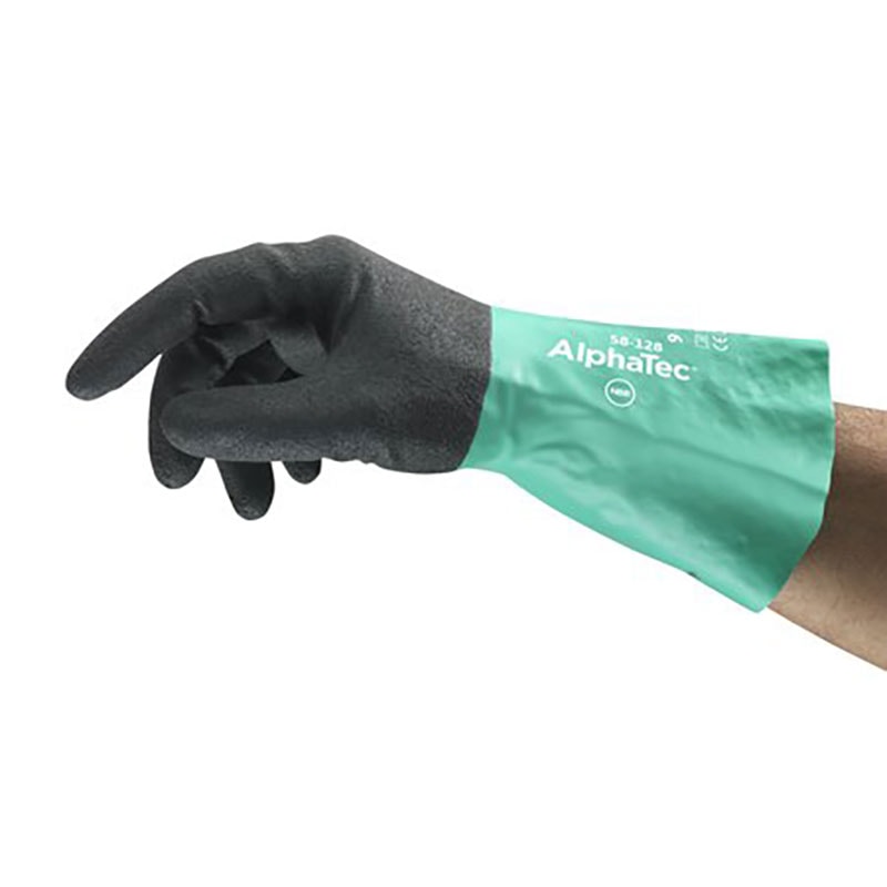 AlphaTec® 12" Chlorinated Nitrile Chemical Resistant Gloves 144 Pair/Case