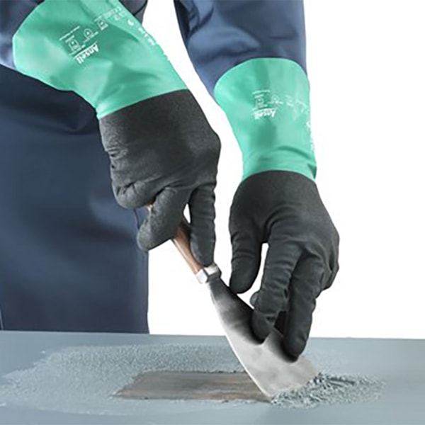 AlphaTec® 12" Chlorinated Nitrile Chemical Resistant Gloves 144 Pair/Case