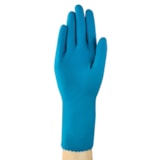 VersaTouch® 17 mil 12" Natural Latex Rubber Chemical Resistant Gloves 12 Pair thumbnail 3