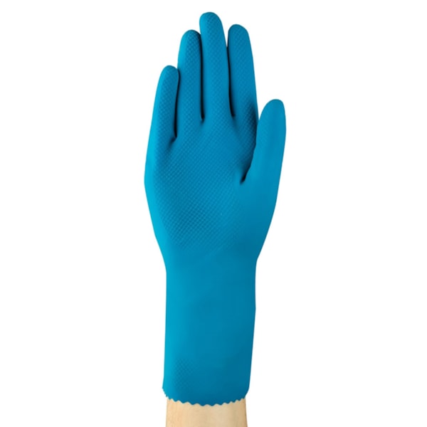 VersaTouch® 17 mil 12" Natural Latex Rubber Chemical Resistant Gloves 12 Pair