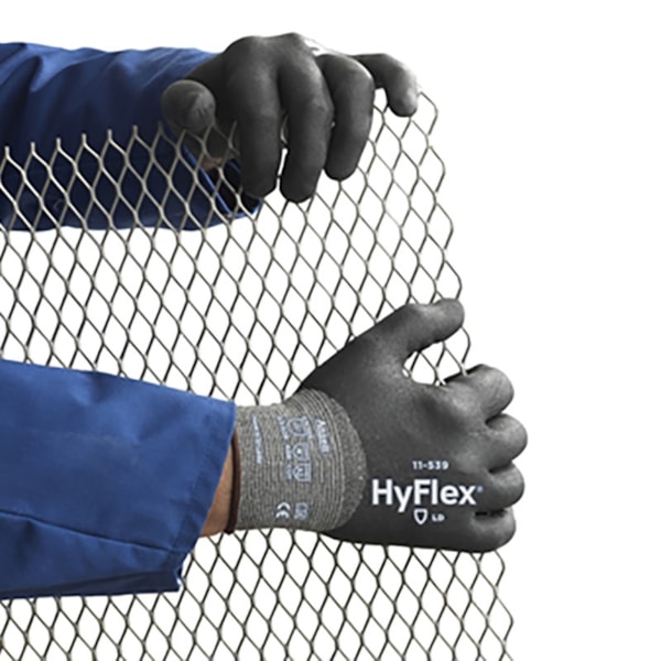 HyFlex® Fortix™ Foam Nitrile Fully Coated Intercept Technology® Knit Level A2 Cut Resistant Gloves